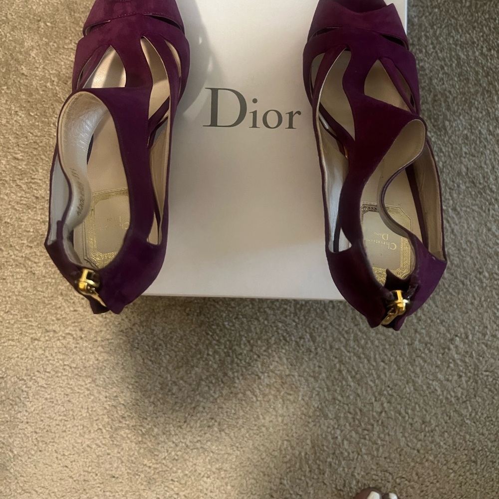 Plum Vintage DIOR heels